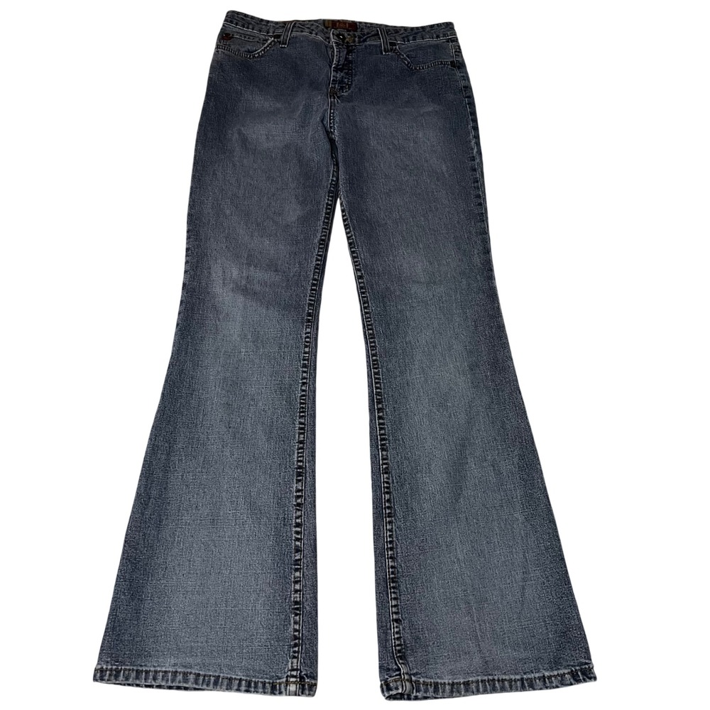LEI Women Flare Leg Jeans‎ Medium Wash Y2K Denim Size 11 Style 2571820